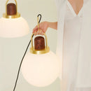 Nordic glass pendant light in minimalist style for modern interiors