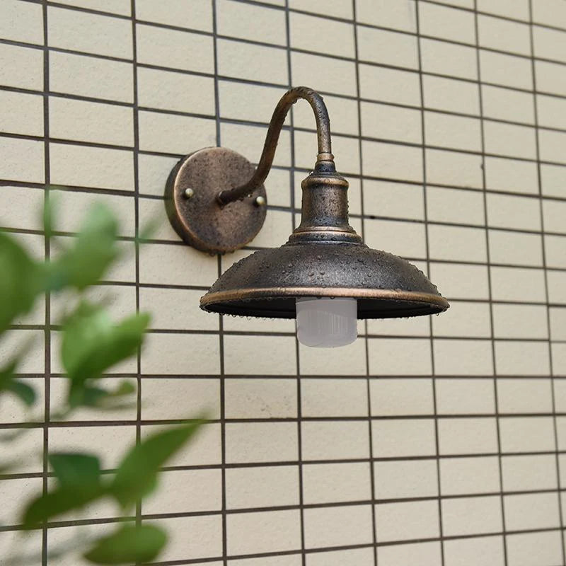 Waterproof outdoor light in vintage American loft style - vue 7 sur 12