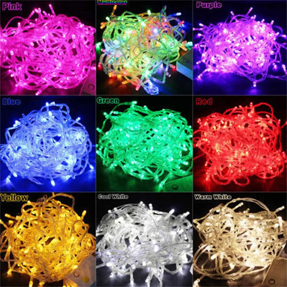 Outdoor LED string lights for Christmas decorations