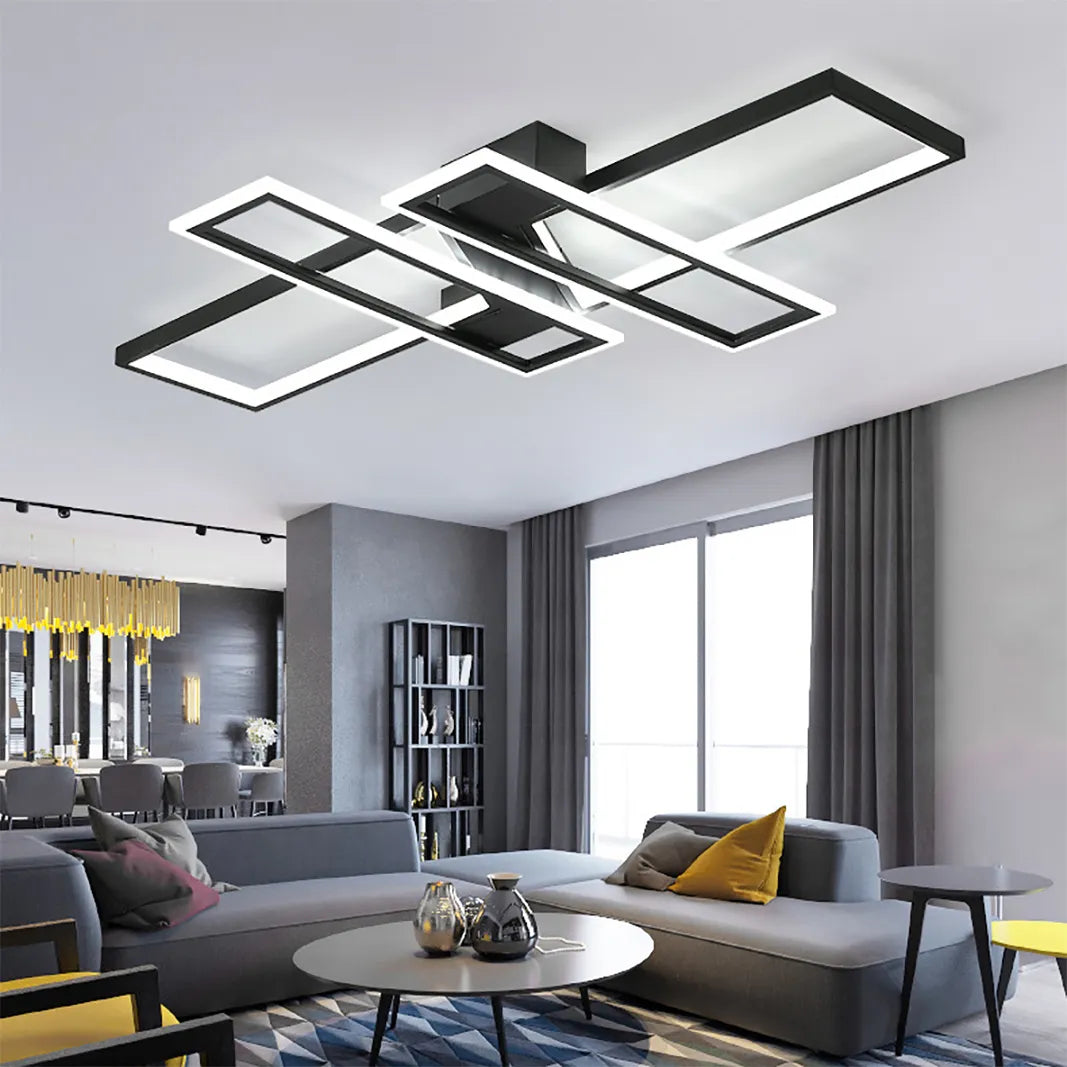 LED ceiling lamp for living room and home decor lighting - vue 4 sur 7