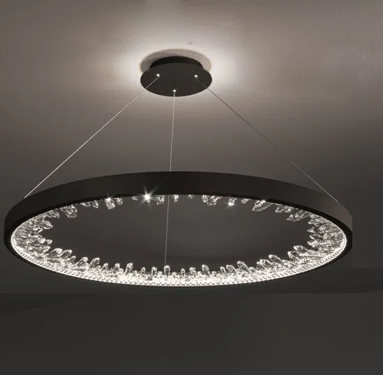 Modern crystal designer chandelier for stylish interiors