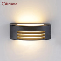Modern waterproof aluminium outdoor wall light