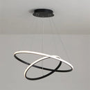 Modern aluminium chandelier for bar and dining room