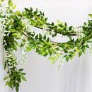 Artificial wisteria garland for floral and festive decoration