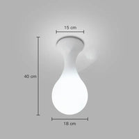 Modern raindrop design creative ceiling light