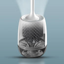 Long-handled silicone wall-mounted cleaning brush