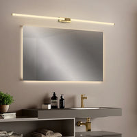 Modern gold-plated aluminium LED wall light 360 glow