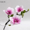 Artificial magnolia flower heads for wedding and party decoration