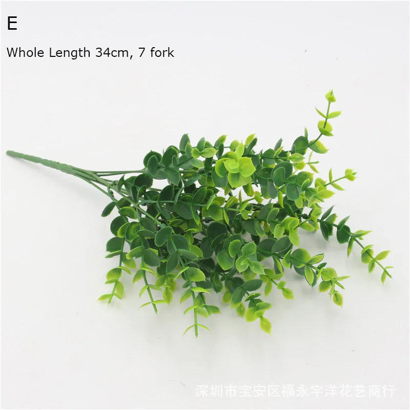 Artificial plant with 7 branches for wedding and Christmas decoration - vue 19 sur 21