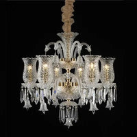 European crystal chandelier for modern and elegant decor