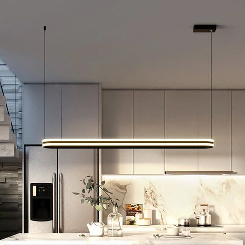Nordic metal pendant light for an elegant and modern interior - vue 4 sur 8