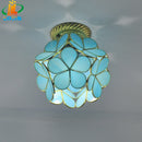 Nordic style glass petal lamp for interior decoration