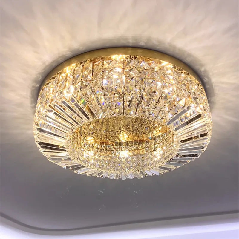 Luxurious modern crystal LED chandelier