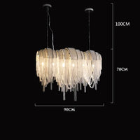 Modern lightweight creative chandelier for contemporary spaces