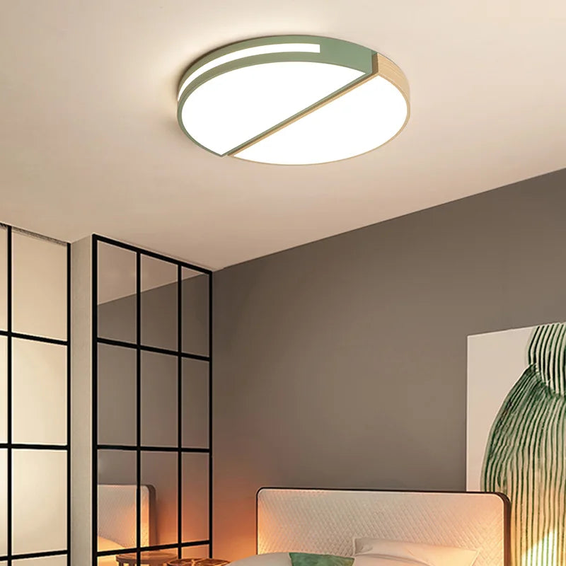 Modern minimalist round ceiling light nordic style mounted