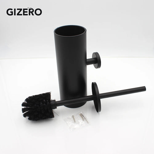 Durable and practical stainless steel toilet brush holder, wall mounted - vue 5 sur 12