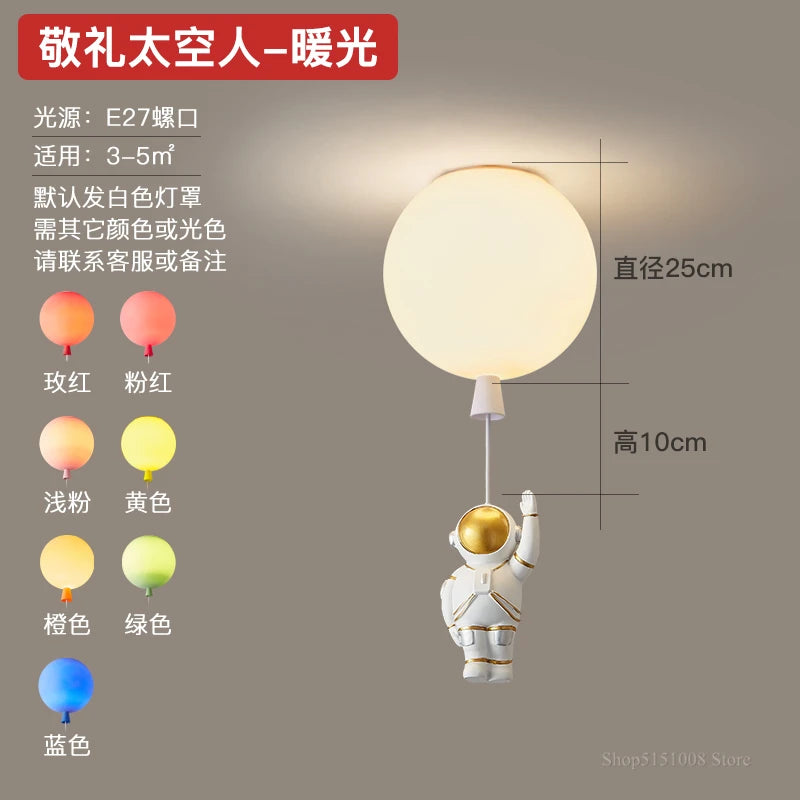 Decorative nordic pendant light for children’s room with playful design - vue 20 sur 22