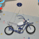 Nordic creative LED motorcycle pendant light for children's room acrylic