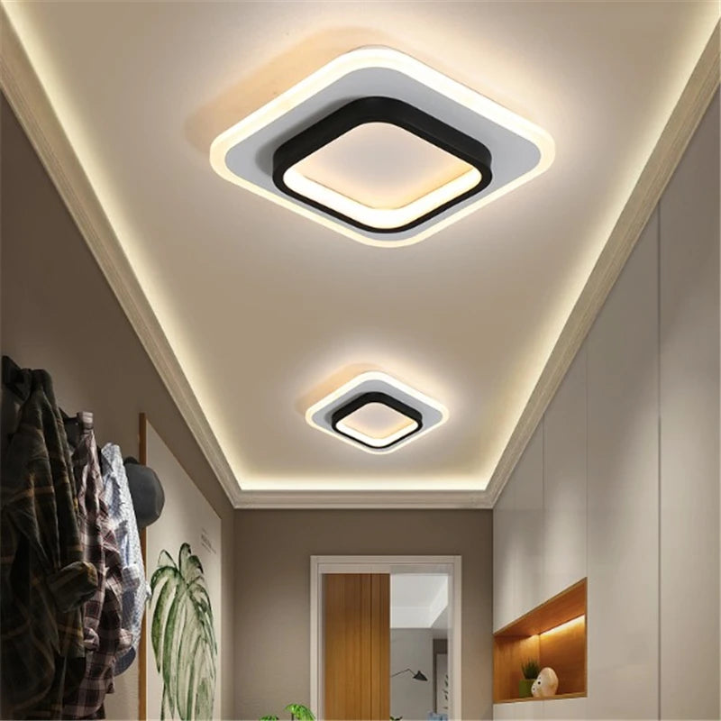 plafonnier led moderne pour intérieur et bureau élégant - vue 4 sur 10