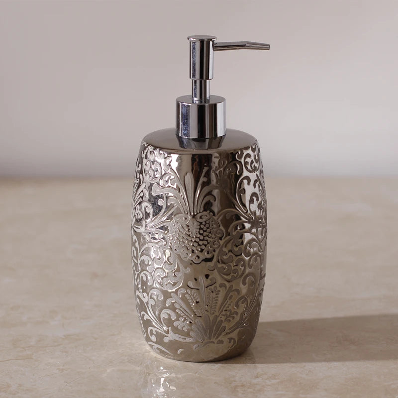 ceramic bottles for shampoo and soap - vue 4 sur 7