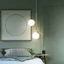 Modern glass bubble pendant light with creative design for elegant decor