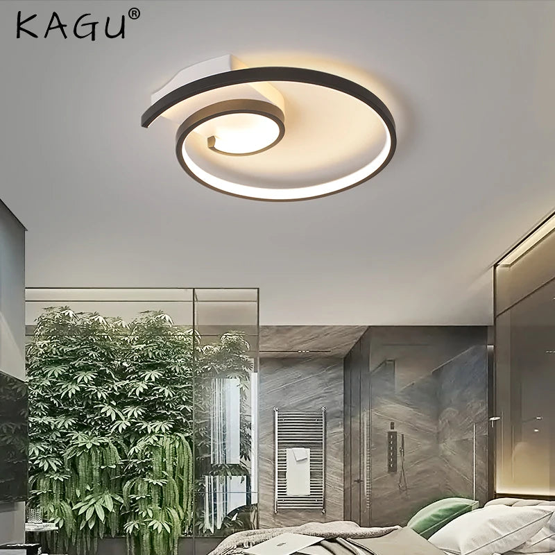 Modern minimalist nordic art LED ceiling light creative and cosy