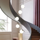Modern Nordic glass chandelier for interior décor