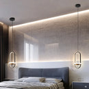 Modern gold decorative LED pendant light for indoor use