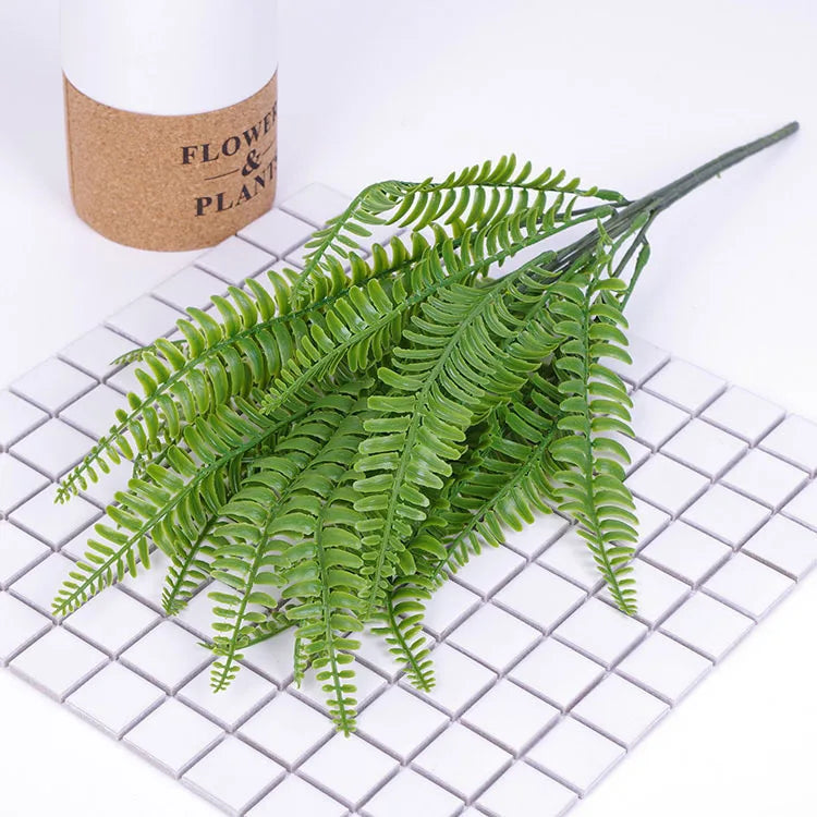 Realistic touch artificial fern bouquet for interior decoration
