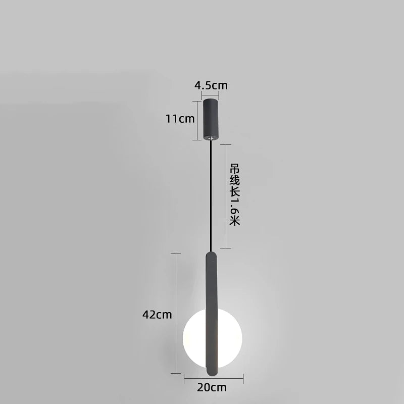 modern led pendant light for elegant interior decoration