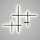 Simple long strip art deco retro-illuminated LED wall light