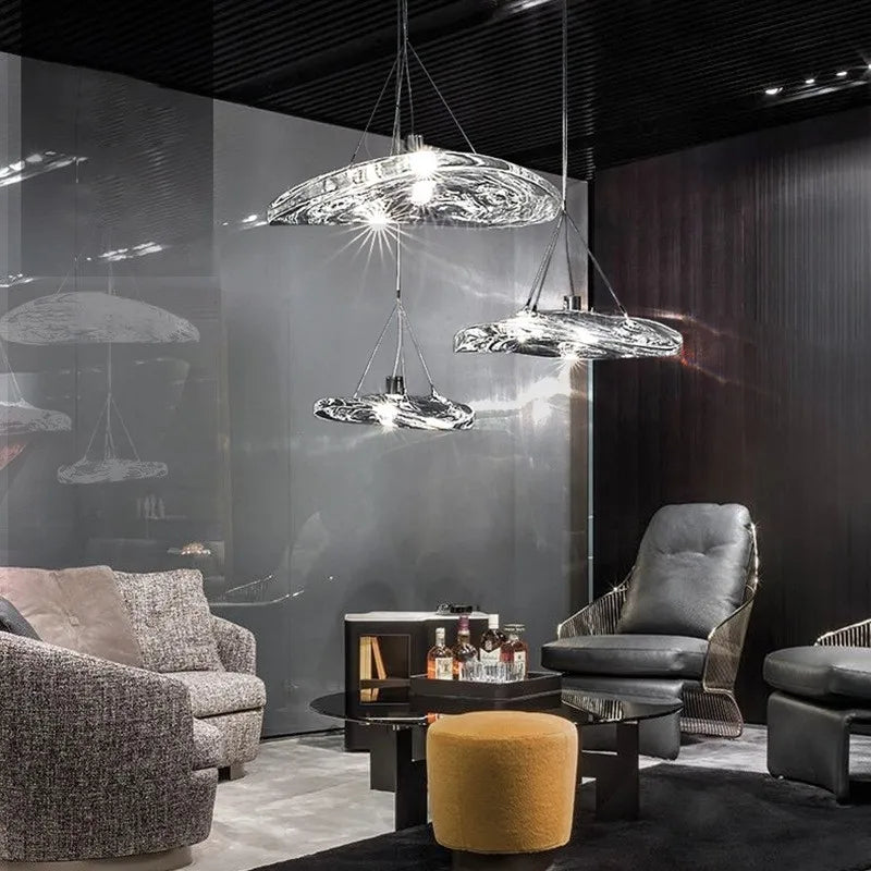 Italian design chandelier for restaurant, bar and clothing store