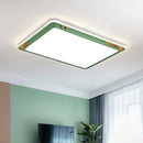Contemporary macaron rectangle ceiling lights for interior decoration