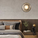 Glass design wall light for elegant modern decor