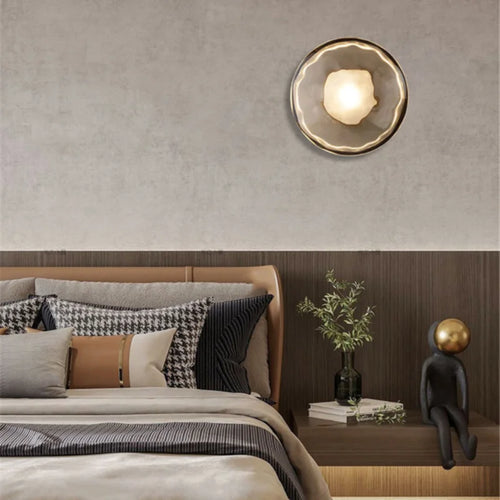 Glass design wall light for elegant modern decor - vue 4 sur 10