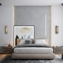 Modern nordic designer glass and mirror decorative wall light