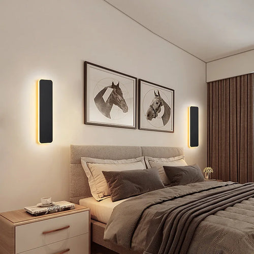 Touch LED wall light for bedroom and staircase - vue 4 sur 18