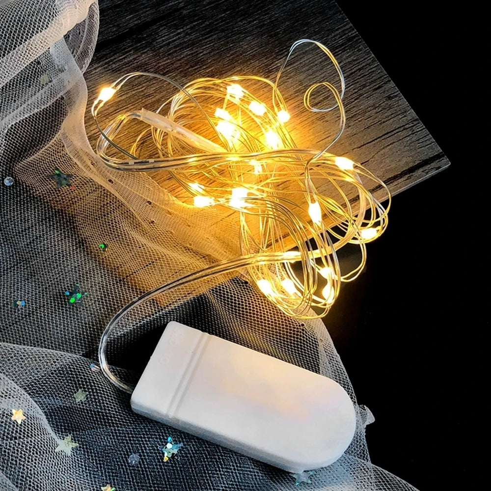 LED copper wire string lights for indoor decoration