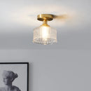 Modern copper ceiling light for unique interiors
