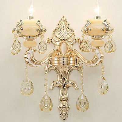 Modern crystal wall light for elegant interiors - vue 21 sur 22
