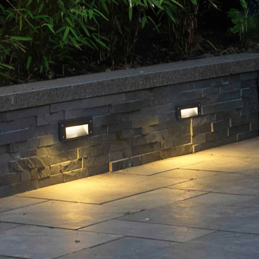 Waterproof LED wall light for garden and stairs - vue 10 sur 14