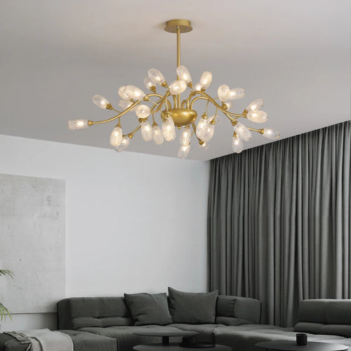 Modern LED pendant ceiling light decorative indoor fixture - vue 3 sur 12