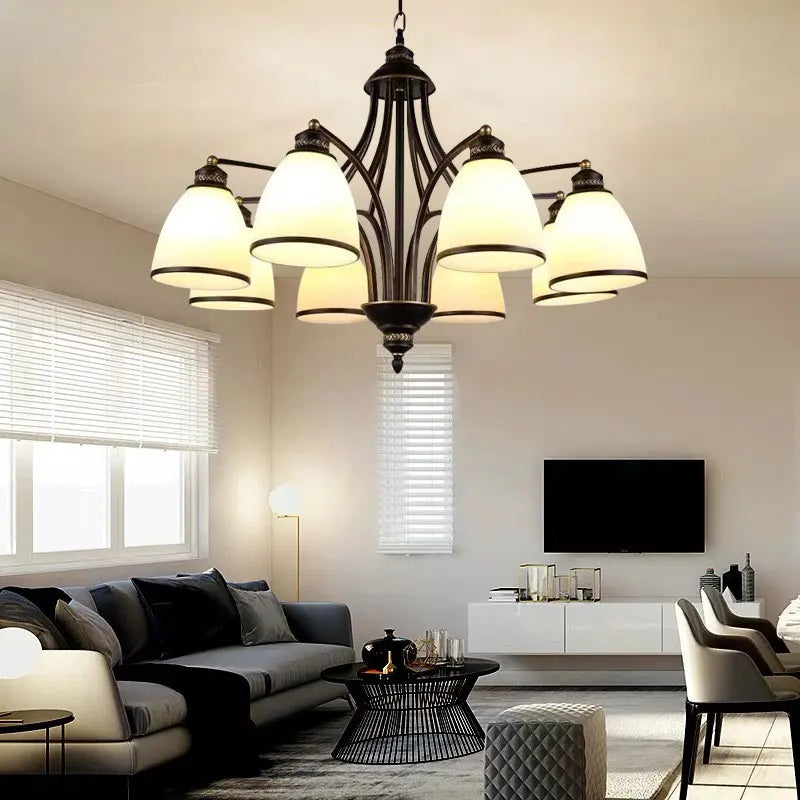 American retro ceiling chandelier for indoor lighting