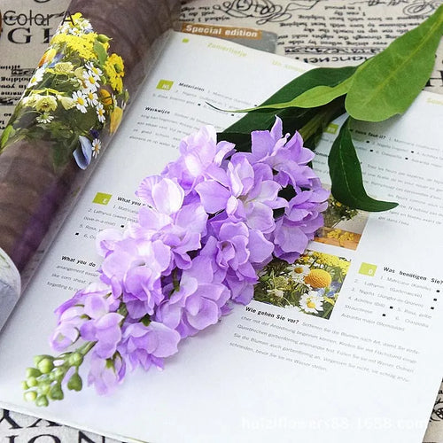Large artificial flower branch for autumn and wedding decoration - vue 11 sur 14