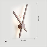 Modern designer wall light for a bright interior
