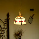 Retro stained glass pendant light Japanese style for interior decoration