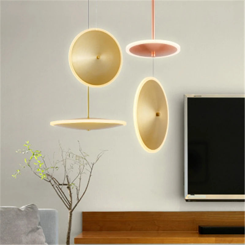 suspension nordique créative en métal pour intérieur moderne - vue 3 sur 8