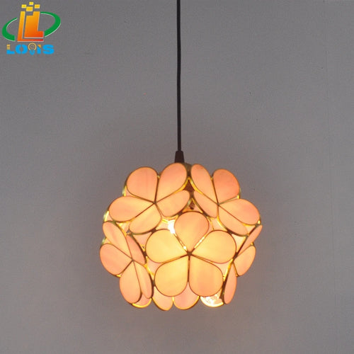 Nordic style glass petal lamp for interior decoration - vue 18 sur 18