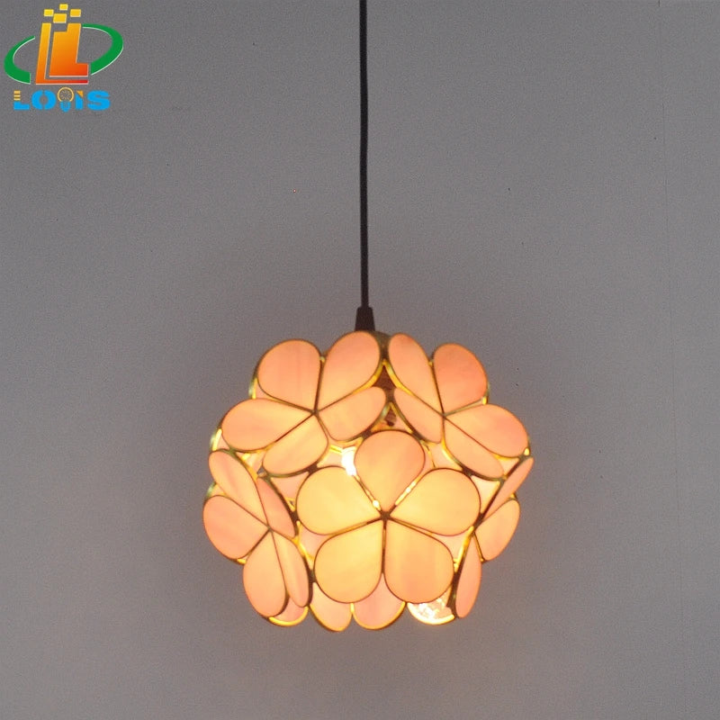 Nordic style glass petal lamp for interior decoration - vue 17 sur 18
