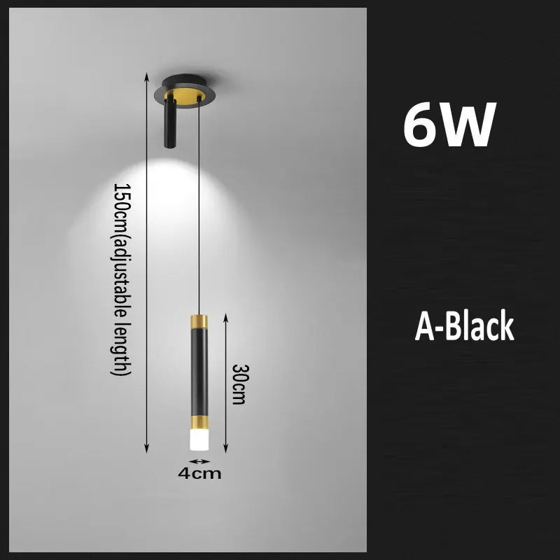 Modern design LED pendant light with long cable
